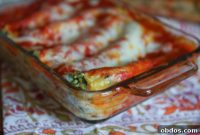 Μανικότι γεμιστά με Βουτυροκολοκύθα και Σπανάκι