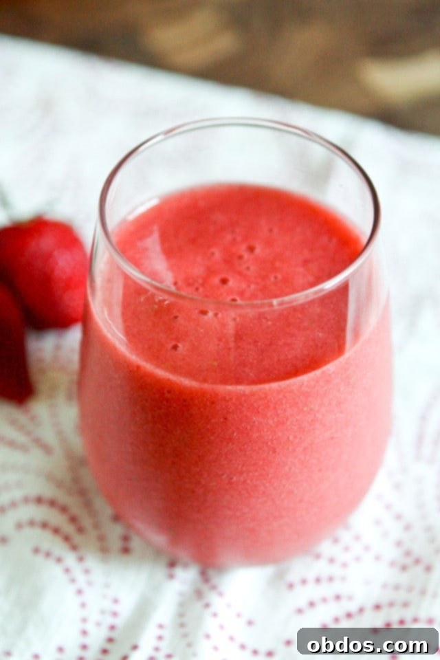 Smoothie με Φράουλα, Γκρέιπφρουτ και Τζίντζερ - Ένα αναζωογονητικό και υγιεινό ρόφημα.