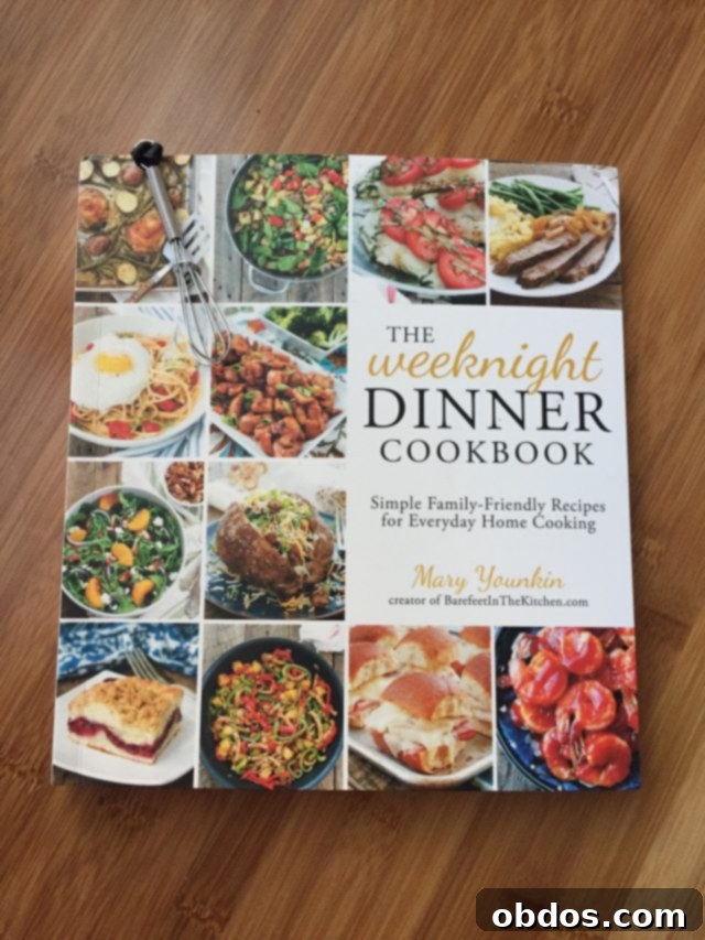 The Weeknight Dinner Cookbook της Mary Younkin από το BarefeetintheKitchen.com