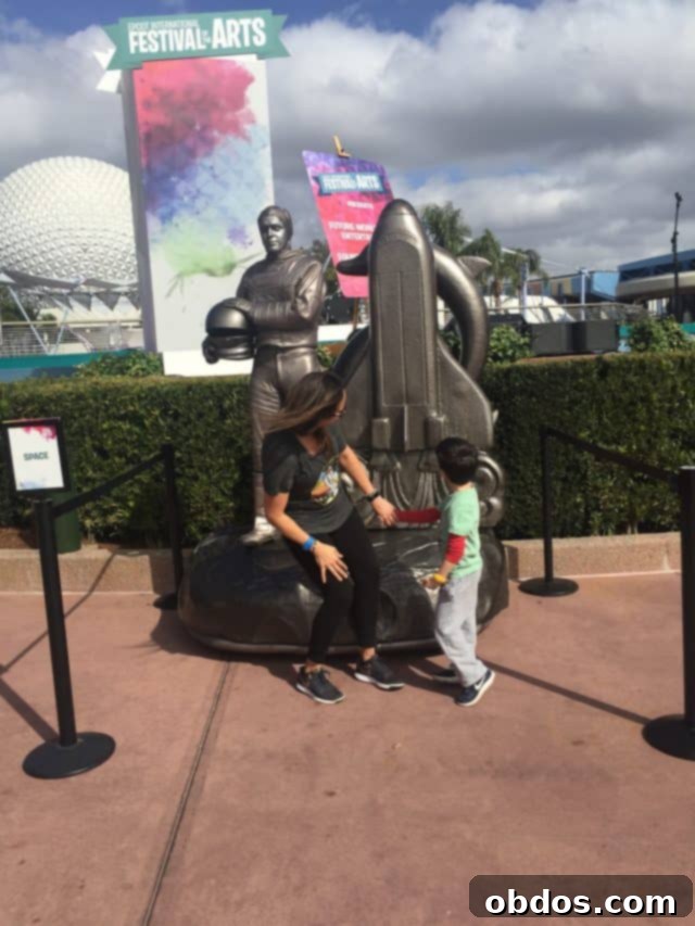 Γλυπτά τροφίμων και ποτών στο Epcot Festival of the Arts