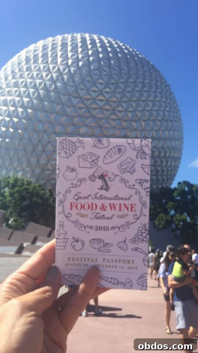 Epcot International Food and Wine Festival Menu 2018