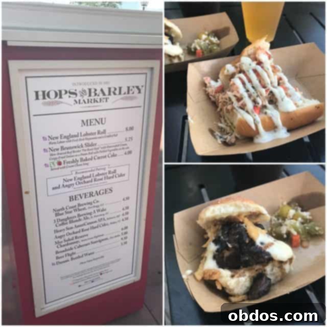 Epcot International Food and Wine Festival Menu 2018