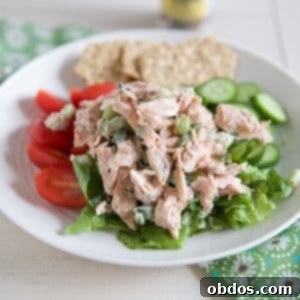 Σαλάτα σολομού με λαχανικά