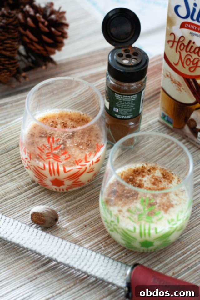 Spiked Holiday Nog - Η δική μου πιο ελαφριά εκδοχή του παραδοσιακού egg nog, ένα από τα αγαπημένα μου των γιορτών!