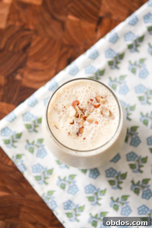 Almond Peach Kefir Smoothie