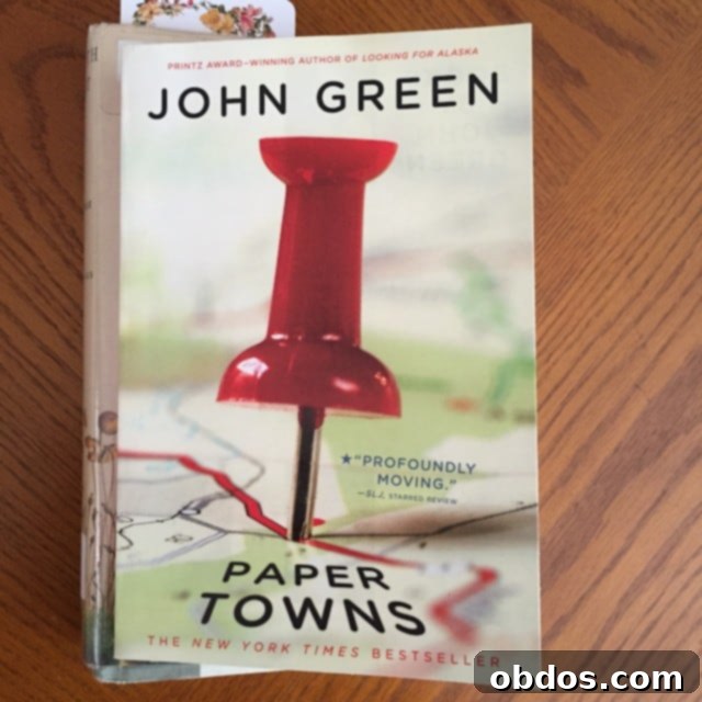 Paper Towns του John Green - Εξώφυλλο