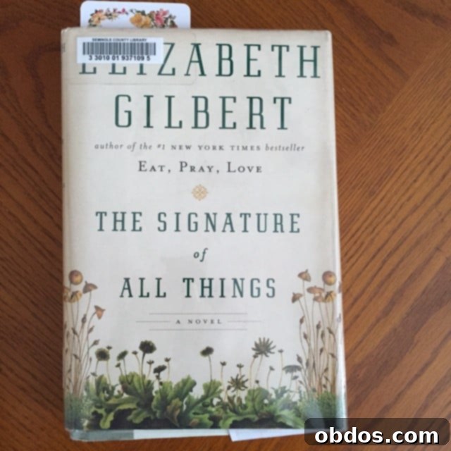 The Signature of All Things της Elizabeth Gilbert - Εξώφυλλο