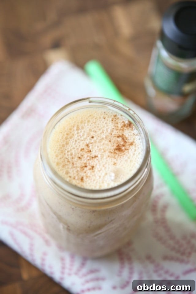 Δροσερό smoothie με ροδάκινα, βρώμη και μπαχαρικά
